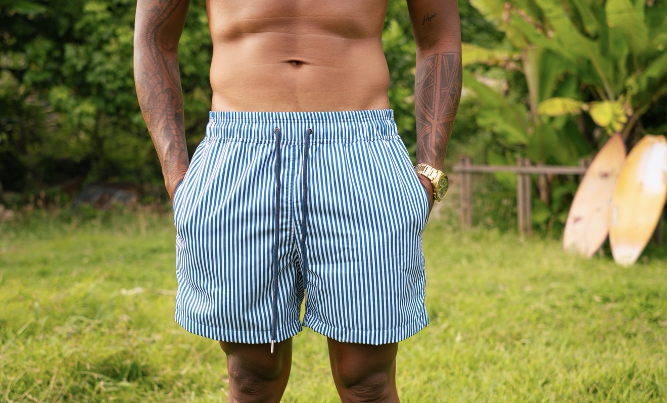 Sauna Champion in Stripe Blue